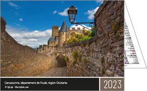 Calendrier publicitaire de poches paysage France, Au Coeur de la France 6