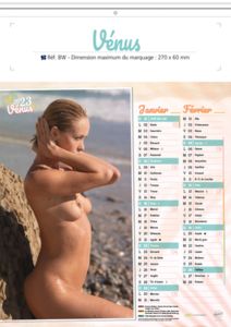 Calendrier publicitaire femme nue, Vénus 5