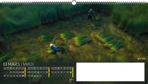 Calendrier publicitaire feuillets grand angle, Grand-angle 1