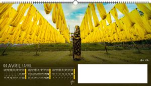 Calendrier publicitaire feuillets grand angle, Grand-angle 2