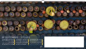 Calendrier publicitaire feuillets grand angle, Grand-angle 7