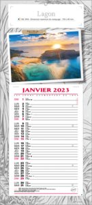 Calendrier publicitaire lagon, Aquablue 1