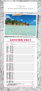 Calendrier publicitaire lagon, Aquablue 2