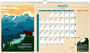 Calendrier Publicitaire Pêle Mêle 4