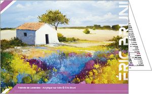 Calendrier publicitaire poches paysages, Peintures 3