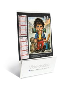 Calendrier publicitaire vide poche à personnaliser, Les Petits Mômes 5