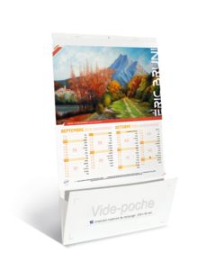 Calendrier publicitaire vide poches, Blythe Scott 3