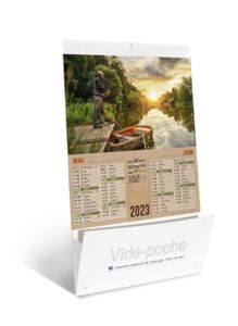 Calendrier publicitaire vide poches chasse et pèche, Nature Chasse et Pèche 1