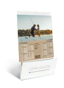 Calendrier publicitaire vide poches chasse et pèche, Nature Chasse et Pèche 3