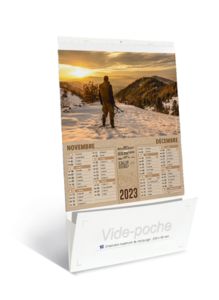 Calendrier publicitaire vide poches chasse et pèche, Nature Chasse et Pèche 4