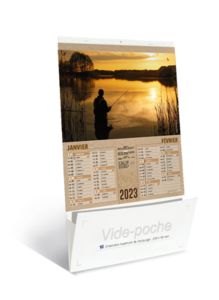 Calendrier publicitaire vide poches chasse et pèche, Nature Chasse et Pèche 5