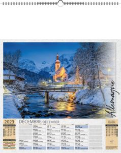 Calendriers illustrés publicitaires, Autour du Monde 10