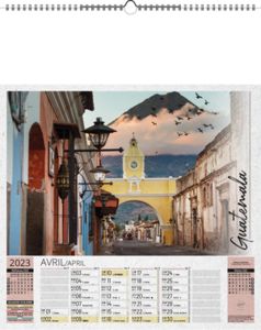 Calendriers illustrés publicitaires, Autour du Monde 2