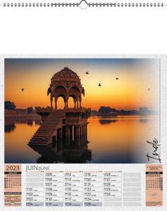 Calendriers illustrés publicitaires, Autour du Monde 4