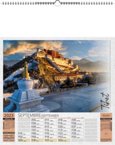 Calendriers illustrés publicitaires, Autour du Monde 7