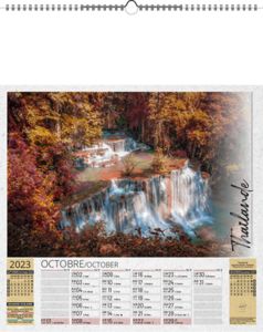 Calendriers illustrés publicitaires, Autour du Monde 8