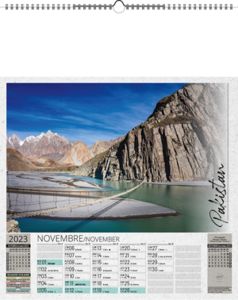 Calendriers illustrés publicitaires, Autour du Monde 9