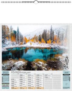 Calendriers illustrés publicitaires, Autour du Monde