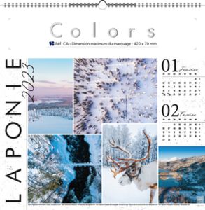 Calendriers publicitaire illustré - Colors 6