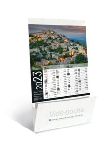 Calendriers publicitaire vide poche, Sites de France 1