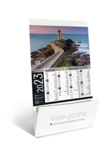 Calendriers publicitaire vide poche, Sites de France 4