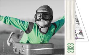Calendriers publicitaires de poches enfants, Enfants Noir et Blanc 3