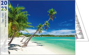 Calendriers publicitaires de poches plage, Plages Cocotiers 1