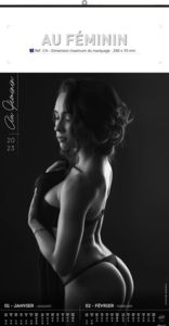 Calendriers publicitaires femmes nues, Au feminin 6
