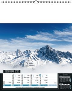 Calendriers publicitaires feuillets France, Calendrier Pays de France 10