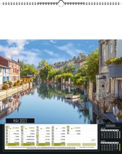 Calendriers publicitaires feuillets France, Calendrier Pays de France 3