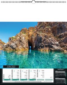 Calendriers publicitaires feuillets France, Calendrier Pays de France 4