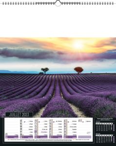 Calendriers publicitaires feuillets France, Calendrier Pays de France 5