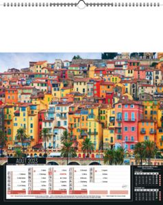 Calendriers publicitaires feuillets France, Calendrier Pays de France 6
