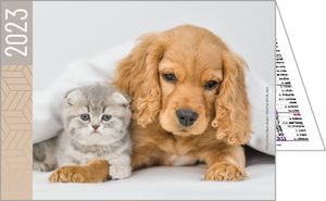 Calendriers publicitaires poches animaux, Nos amis 2