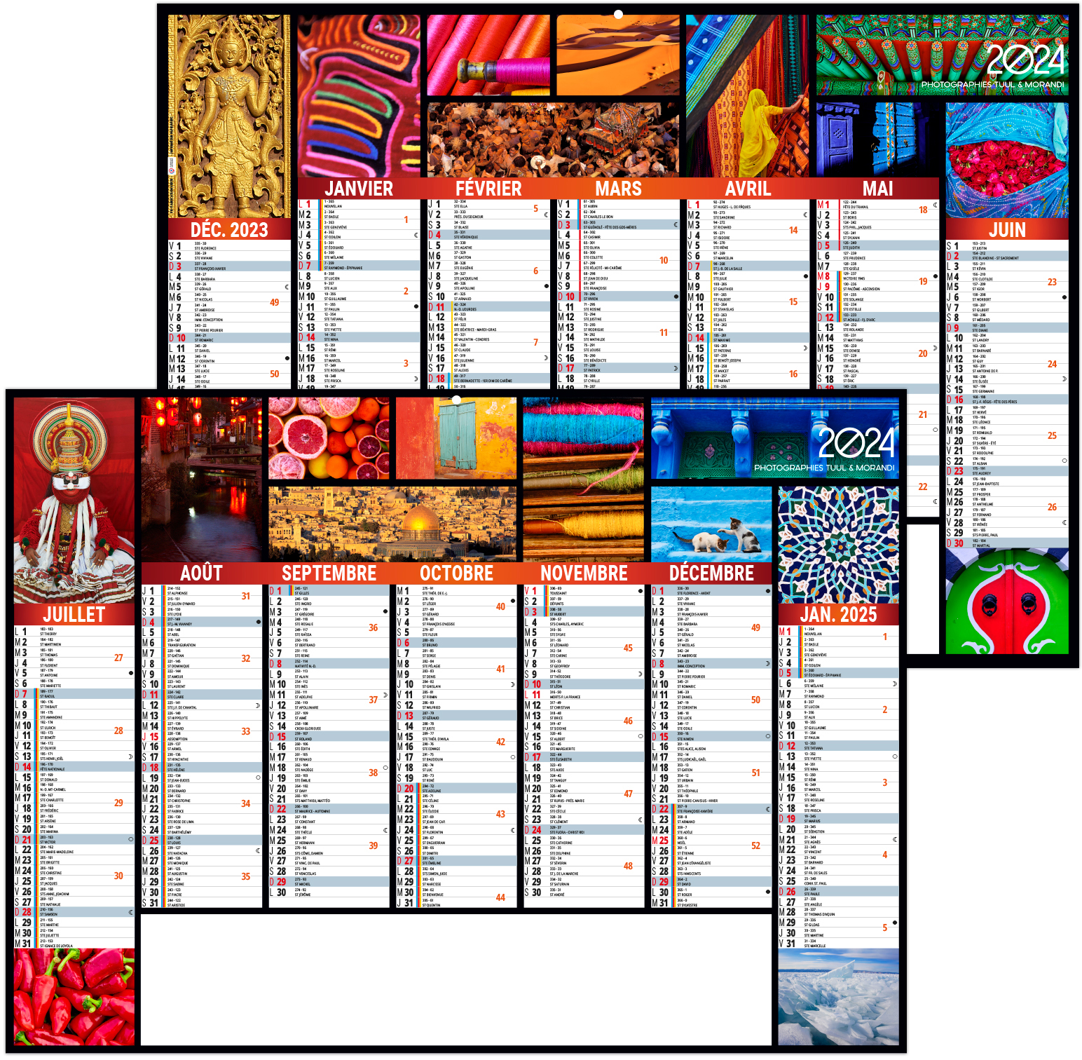 Calendrier bancaire personnalisable cameleon 290 x 210 Calendriers