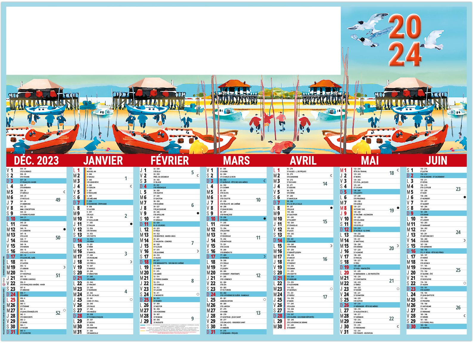 Calendrier personnalisable aymeric 270x208