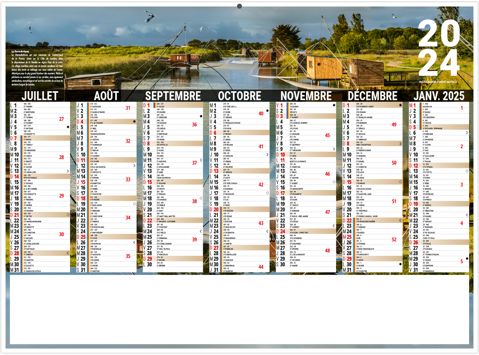 Calendrier personnalisable liberte centre valloire 430x335