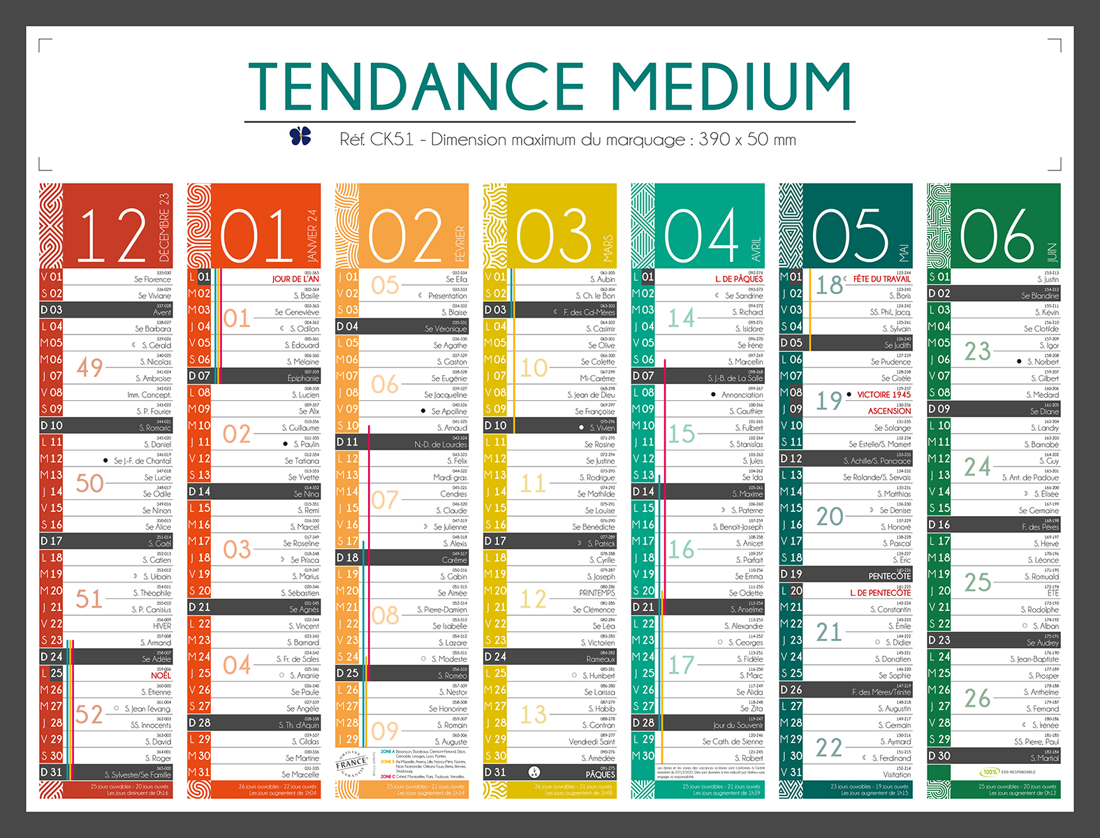 Calendrier ramadan personnalise  Calendriers ramadan publicitaires  personnalises