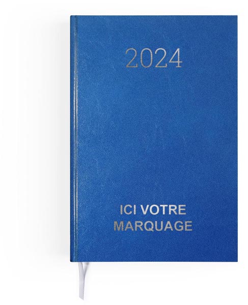 Agenda 2024 carré 1 jour emboité - 145 x 215 mm