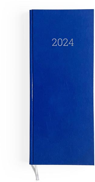 Agenda 2024 de caisse emboîtée couverture marano - 135 x 337 mm