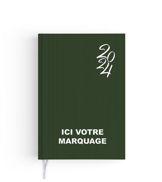 Agenda personnalisable 2024 emboite voyage harmonie - 165 x 240 mm