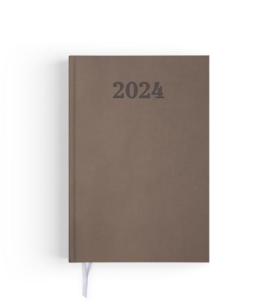 Agenda personnalisable 2024 emboite voyage premium - 165 x 240 mm