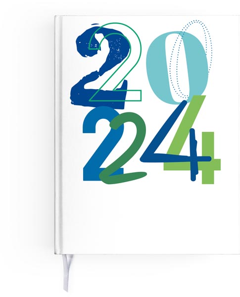 Agenda 2024 emboite semainier actuel - 210 x 270 mm