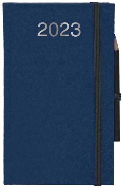 Agenda Personnalisable Journalier | Chantier | 90x150 mm : Agenda Personnalisable Journalier - Chantier  90x150 mm Bleu