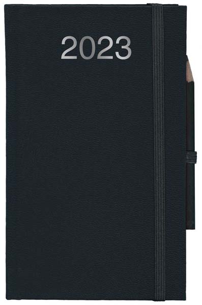 Agenda Personnalisable Journalier | Chantier | 90x150 mm : Agenda Personnalisable Journalier - Chantier  90x150 mm Noir