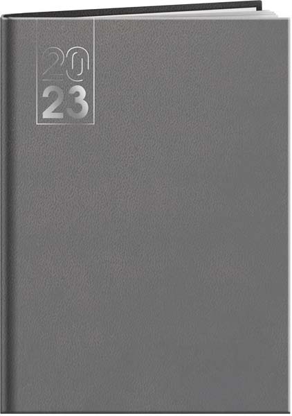 Agenda Personnalisable Semainier | Cordoue | 200x270 mm : Agenda Personnalisable Semainier - Cordoue  200x270 mm Gris