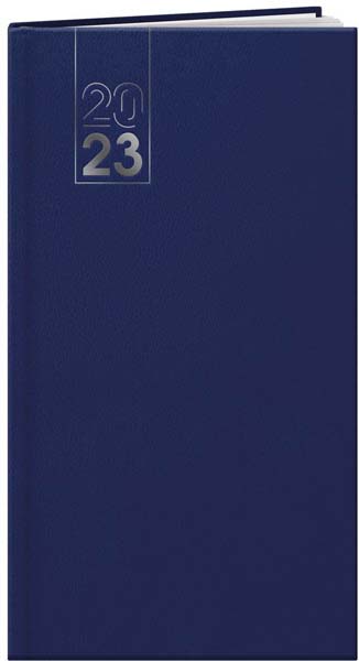 Agenda Publicitaire Semainier | Cordoue | 93x168 mm : Agenda Publicitaire Semainier - Cordoue  93x168 mm Bleu foncé