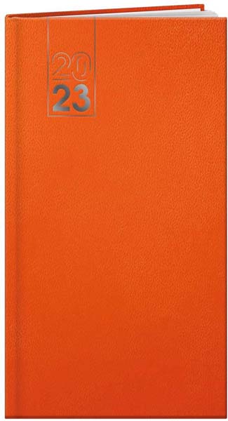 Agenda Publicitaire Semainier | Cordoue | 93x168 mm : Agenda Publicitaire Semainier - Cordoue  93x168 mm Orange