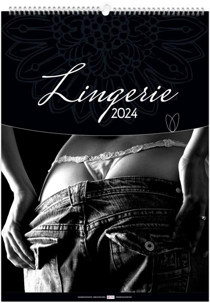 Calendrier illustré 2024 - lingerie - 300 x 420 mm