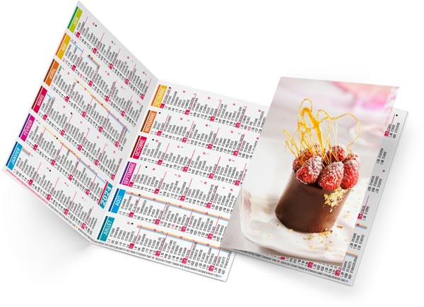 calendrier de poche kim - 110 x 156 mm